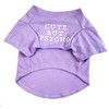 Purple Cute But Psycho Dog T-Shirt