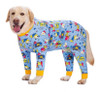 Blue Cats and Dogs Large Dog Onesie Pyjamas