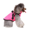 Pink Fleece Lined Dog Harness Coat [Size M]