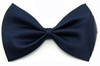 Navy Blue Dog Dicky Bow Tie