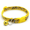 Small Yellow Camouflage Nylon Dog Collar & Lead Set