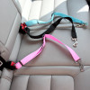 Orange Car Seat Belt Dog Lead