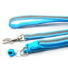 Small Blue Reflective Nylon Dog Collar & Lead Set