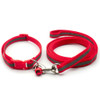 Small Red Reflective Nylon Dog Collar & Lead Set