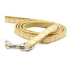 Small Beige Pawprint Nylon Dog Lead