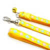 Small Yellow Floral Nylon Dog Collar & Lead Set