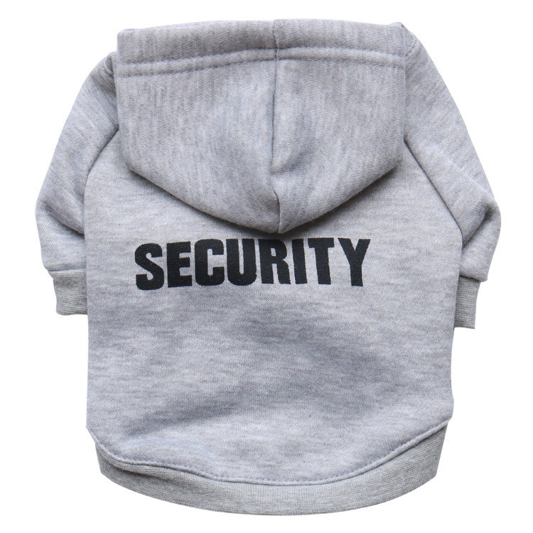dog hoodie security