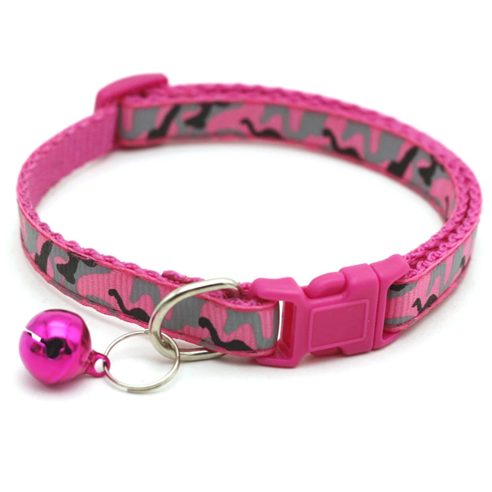 pink camo dog collar