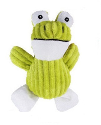 frog squeaky dog toy