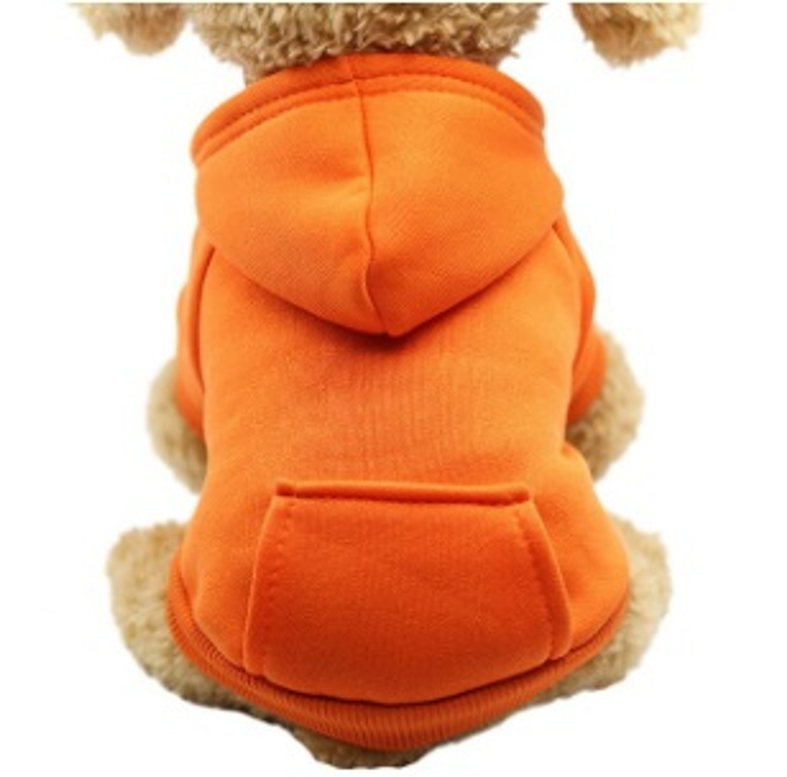 Brown Plain Dog Hoodie Doggie Style Store