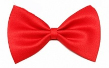 Bright Red Dog Dicky Bow Tie
