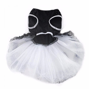 Black and White Dog Party Dress