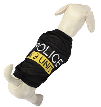Black Police K-9 Unit Dog Vest