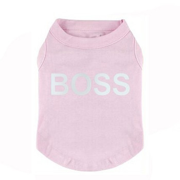 Pink Boss Design Dog Vest