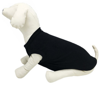 Black Plain Dog Vest