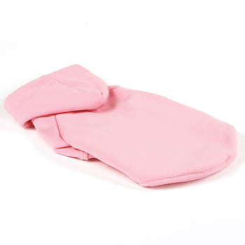 Plain Pink Dog Hoodie