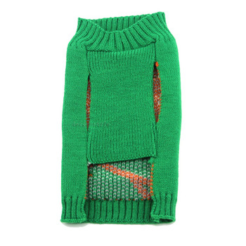 Green Christmas Tree Knitted Dog Jumper