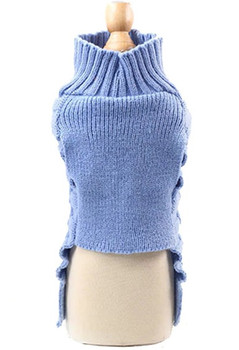 Blue Classic Knitted Dog Jumper