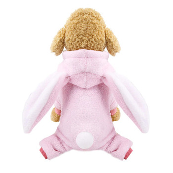 Pink Rabbit Dog Onesie Pyjamas