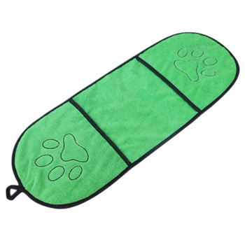 Green Microfibre Dog Drying Towel