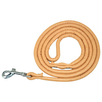 Light Brown Soft PU Leather Effect Dog Lead