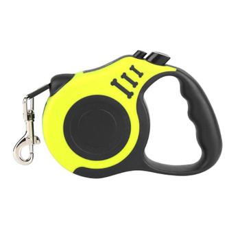 Yellow 5 Metre Retractable Dog Lead