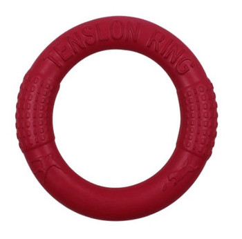Red Floating Pull Ring Dog Toy