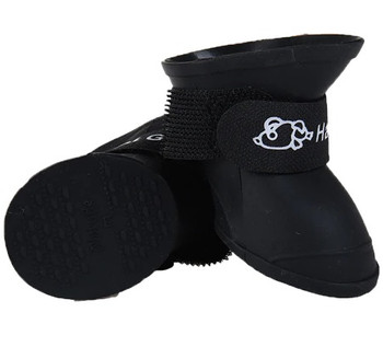 Black Waterproof Dog Wellies