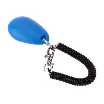 Blue Keychain Dog Training Clicker