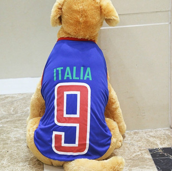 Italy Dog Football Vest