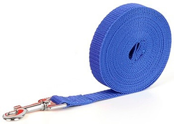 Blue Extra Long Nylon Dog Lead 3 Metre