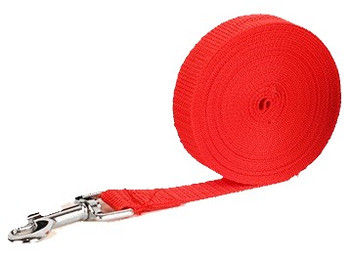 Red Extra Long Nylon Dog Lead 1.8 Metre