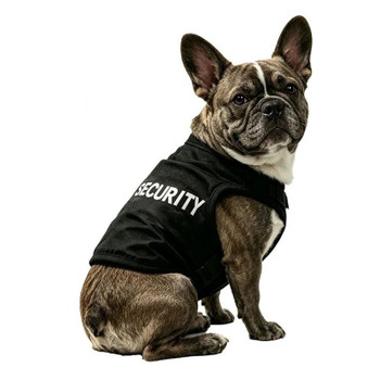 Black Security Dog Vest