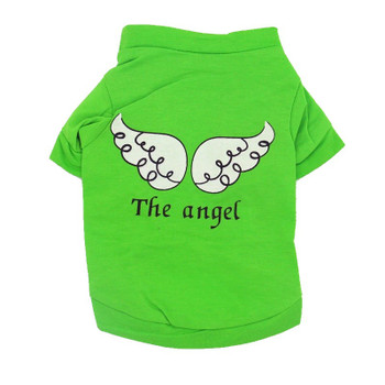 Green Angel Dog T-Shirt