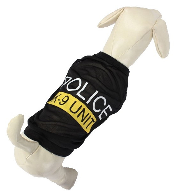 Black Police K-9 Unit Dog Vest