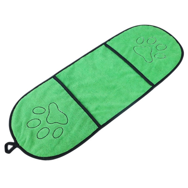 Green Microfibre Dog Drying Towel