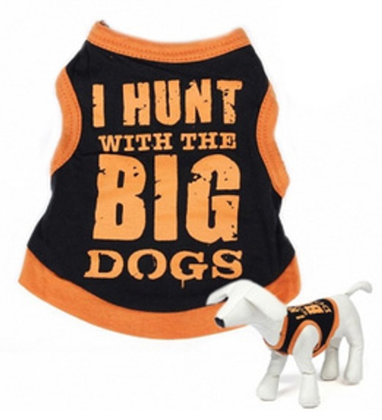 Black Hunting Design Dog Vest