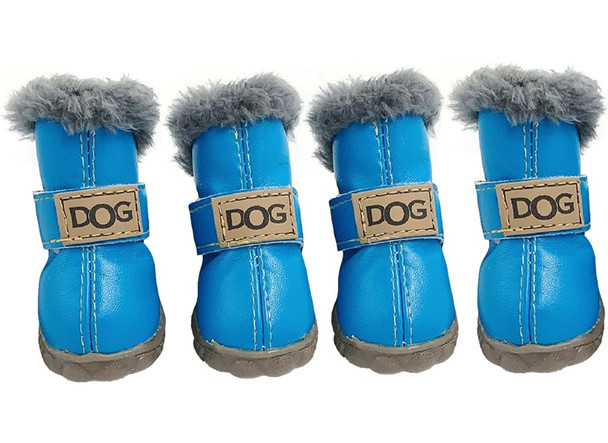 Blue Dog Snow Boots