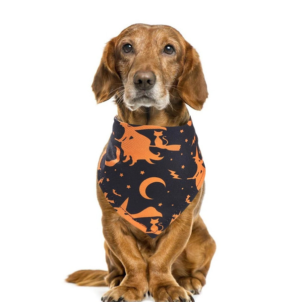 Black Witches Halloween Dog Bandana