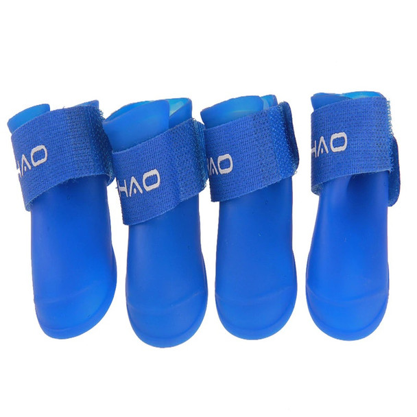 Blue Waterproof Dog Wellies