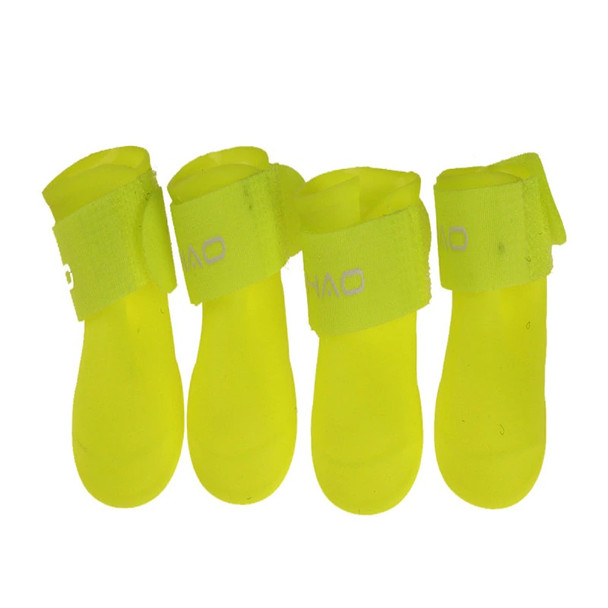 Yellow Waterproof Dog Wellies