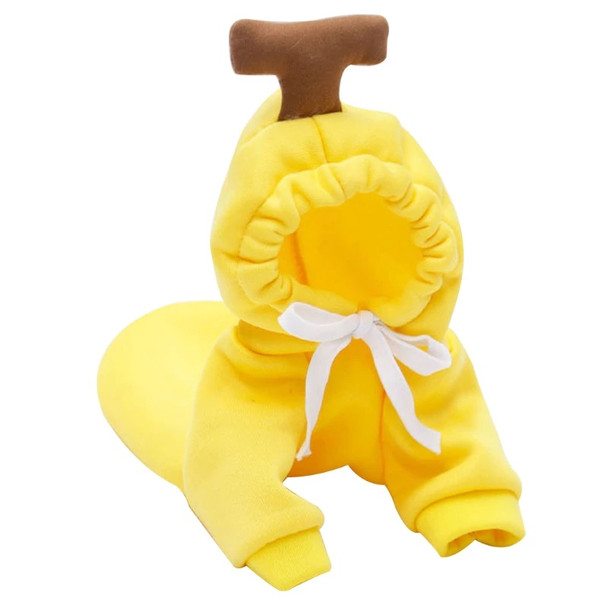 Yellow Banana Dog Hoodie