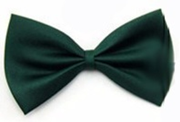 Dark Green Dog Dicky Bow Tie