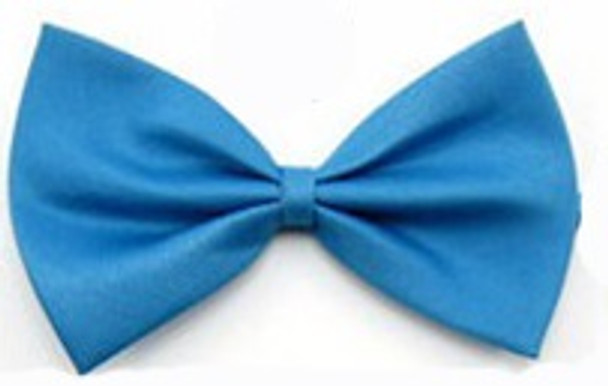 Turquoise Dog Dicky Bow Tie