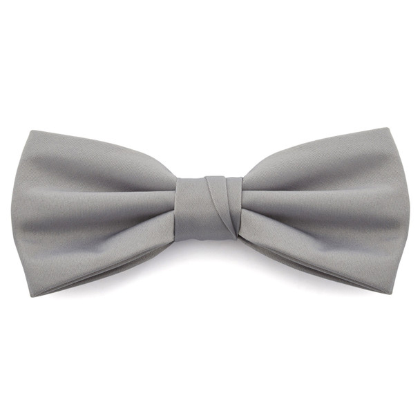 Light Grey Dog Dicky Bow Tie