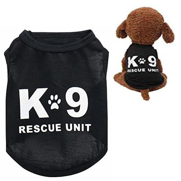 Black K9 Rescue Unit Dog Vest