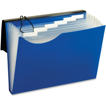 Pendaflex Expandable Letter-size 7-Pocket Poly File - 1 Each (PFX67440BLU)