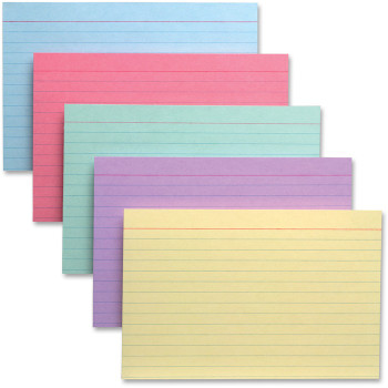 TOPS Colour Pack Index Cards - 100 / Pack (OXF90114)