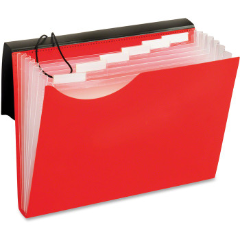 Pendaflex Expandable Letter-size 7-Pocket Poly File - 1 Each (PFX67440RED)