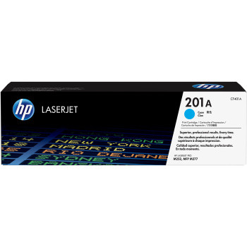 HP 201A (CF401A) Original Toner Cartridge - Single Pack - 1 Each (HEWCF401A)